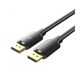 Cable DP   Macho/Macho / 4K HD  1M / Negro  HAKBF  Vention
