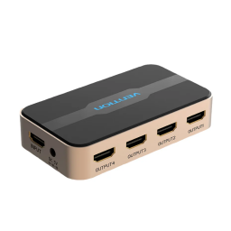 Divisor HDMI 1 en 4   4K/30Hz / Plateado/Negro  ACCG0-EU  Vention