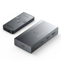 Switch 3 en 1  HDMI / 8K / Gris  AKRH0  Vention