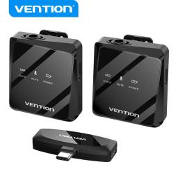 Microfono Solapero   Tipo C Pack x2 / Negro  NCBB0  Vention
