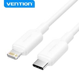 Cable USB-C a Lightning   3A / 2M / Blanco  LAKWH  Vention