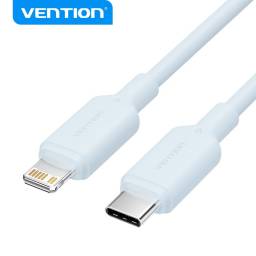 Cable USB-C a Lightning   3A / 2M / Azul  LAKSH  Vention