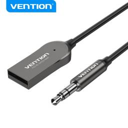 Receptor de Audio Bluetooth 5.0 Vehicular / Cable hasta 1.5M / Gris   NAGHG Vention
