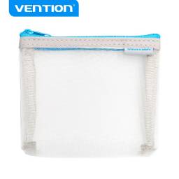 Estuche de Malla Resistente x2  10 x 12 cm  Gris   KREH0-2 Vention
