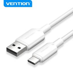 Cable USB-A 2.0 a USB-C 60W   3A / 1M / Blanco  CTQWF Vention