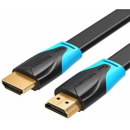 Cable HDMI Flat 4K 60Hz 10M Negro VAA-B02-L1000 Vention