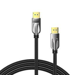 Cable DP 2.1  Macho/Macho / 16K / 1.5M / Negro  HGABG  Vention
