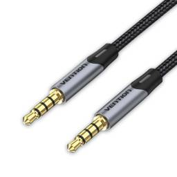 Cable de Audio TRRS a 3.5 mm   Macho/Macho / 1M / Gris  BAQHF  Vention