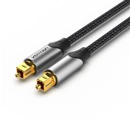 Cable de Audio Optico Toslink   2M / Gris  Aluminio  BAVHH  Vention